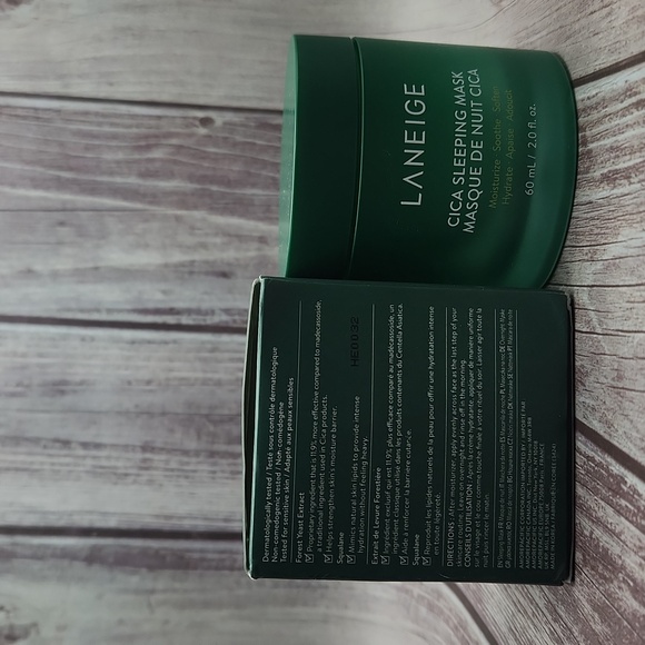 LANEIGE NIB Cica Sleeping Mask-Moisturize, Soothe, Soften Sealed 60ml** - Picture 2 of 5
